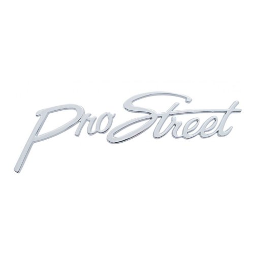 Pro Street Chrome Die Cast Metal Emblem Script Car Truck Custom Hot Rat Rod