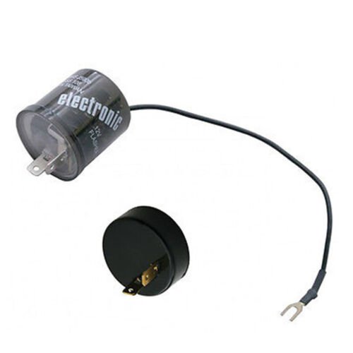 3-3/4" 17 LED Tail Lamp Lens w/ Chrome Bezel Flush Mount Assembly & Flasher Pair