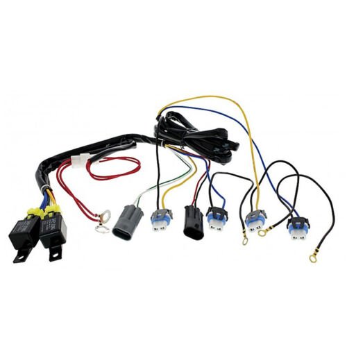 H4 9005/9006 Headlight Headlamp Relay Harness Wiring 12v Kit