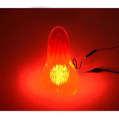 8" Red LED Light Bulb Car Truck Rear Bumper Tailgate Hitch Bull Nutz Nuts Balls