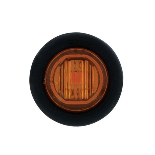 3/4" Amber SMD LED Mini Indicator Clearance Side Marker Light Lens Truck Trailer