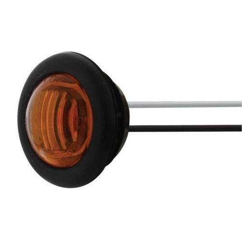 3/4" Amber SMD LED Mini Indicator Clearance Side Marker Light Lens Truck Trailer