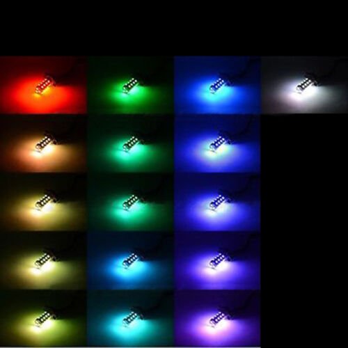 H16 5202 27 SMD RGB Multi-Color Changing Shift Led Fog DRL Light Bulb Nc Pair