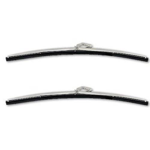67-72 Chevy & GMC Truck 15" Polished Stainless Steel Windshield Wiper Blade Pair