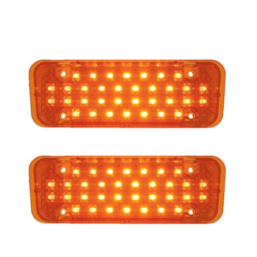 71-72 Chevy & GMC Truck LED SEQUENTIAL Red & Amber Lenses w/ Door Mirror Set NH