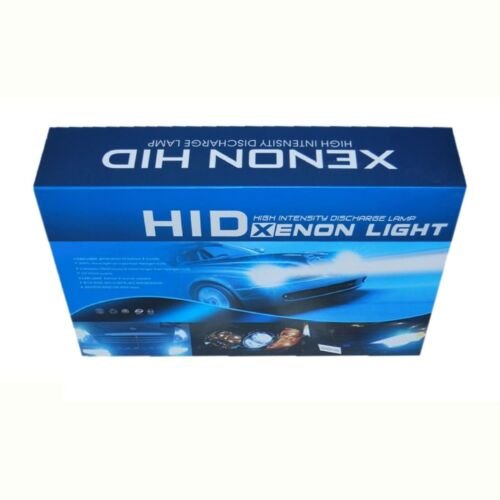 10000K Blue Purple Hi/Low H4 HID Light Bulbs Bi-Xenon Slim Ballast Headlight Kit