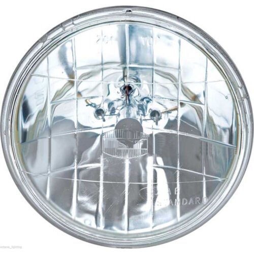 5-3/4" Motorcycle Halogen Crystal Clear Sealed Beam Headlight Bulb Fits: Harley