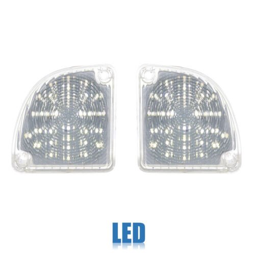 67-68 Chevy & GMC Truck LED Clear Tail Back Up Side Marker Park Light Lenses Set