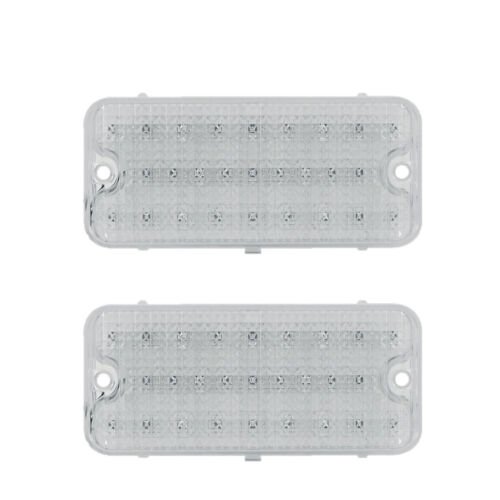 67-68 Chevy & GMC Truck LED Clear Tail Back Up Side Marker Park Light Lenses Set