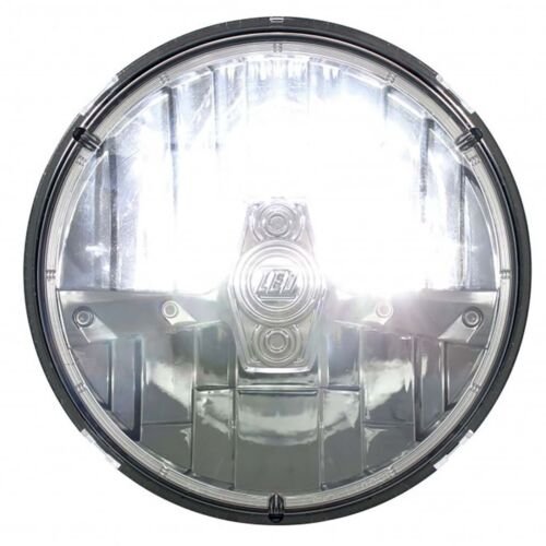 7" Motorcycle Chrome HID High Power LED Light Bulb Headlamp Headlight For Harley