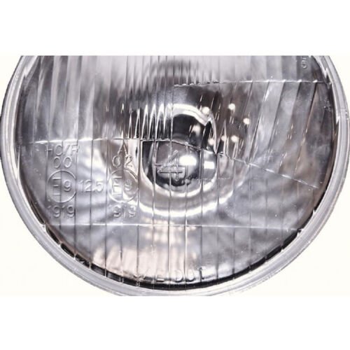 7" Halogen Motorcycle White LED Halo Ring H4 Light Bulb Headlight For: Harley