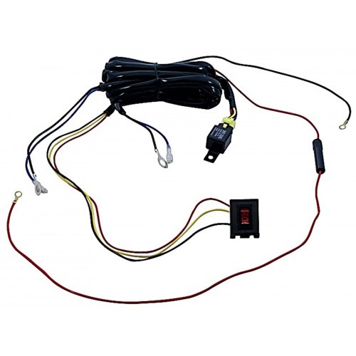 Automotive Car Truck Relay Fog Light Lamp 12V Wiring Harness & On Off Switch Kit