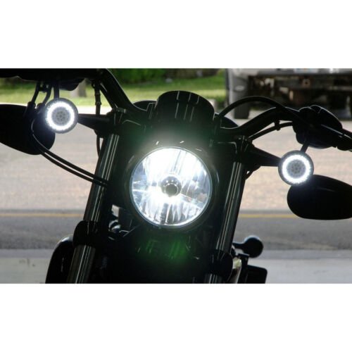 6K 4000Lm H4 COB HID SMD LED White Headlight Motorcycle Light Bulb : Harley
