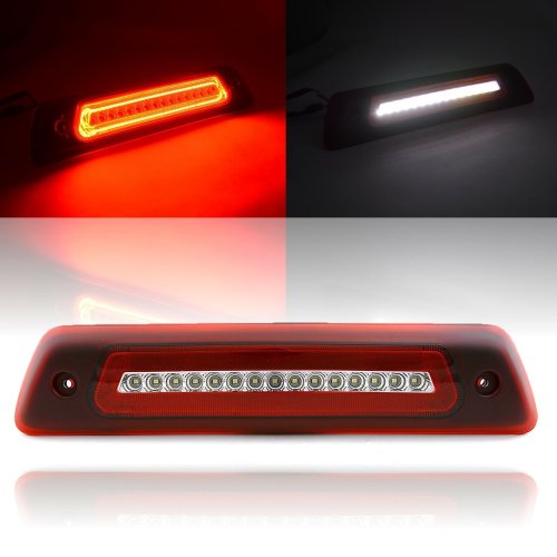 Red White LED Third Brake Reverse Light Lens Assembly For 09-14 Ford F-150 Truck