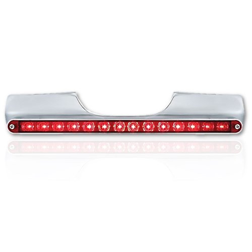 Turn Signal Bar 14 Red LED 12" Reflector Light Lens Bar For: Harley Motorcycle
