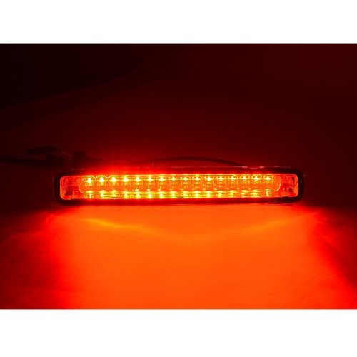 Red LED Third Brake Light Lamp Smoked Lens Assembly For 2005-2009 Ford Mustang