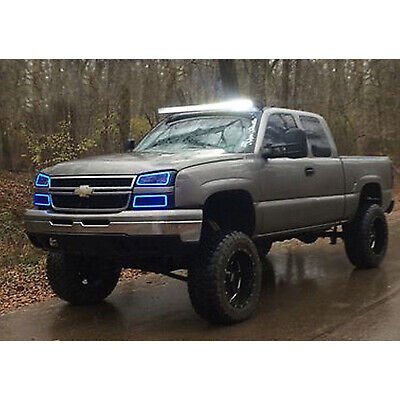 03-06 Chevy Silverado Multi-Color Changing LED RGB Lower Headlight Halo Ring Set