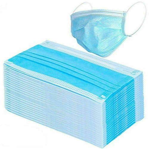 100pcs 3-Ply Layers Face Medical Disposable Mask Mouth Cover Shield Protection