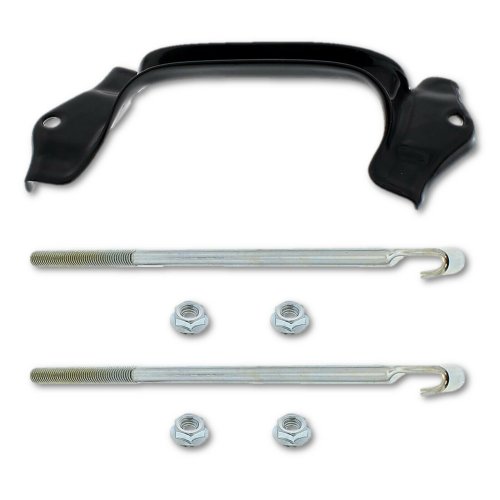 Battery Hold Down Bracket & J-Bolts Set For 66-77 Ford Bronco & 1967-70 Mustang