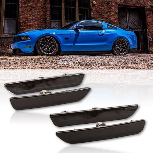 2010 - 2014 Ford Mustang Front Rear Side LED Smoked Marker Lights Diode Dynamics