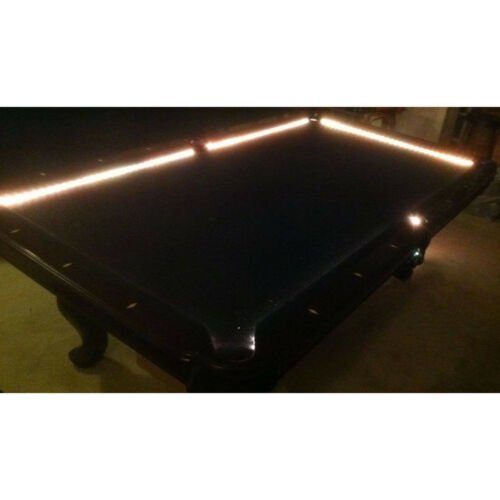 Bar Billiard Pool Table Bumper LED RGB Color Changing Light Beat To Music Remote