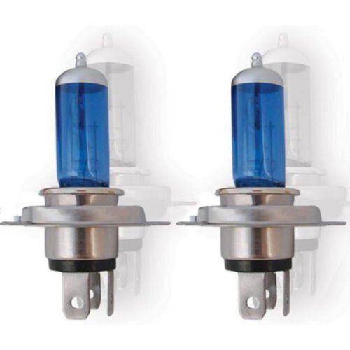 6 Volt Super White Halogen Headlight Headlamp Light Lamp Bulb 55/60W H4 6V Pair