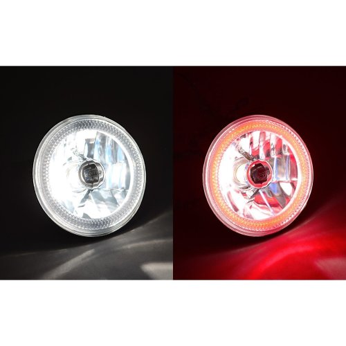 5-3/4" H5006/H5001 Red COB SMD LED Halo Angel Eye Halogen Light Bulb Headlight