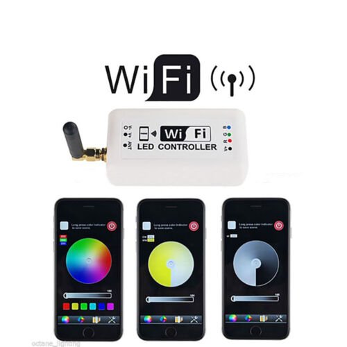 WiFi Cell Phone Apple iOS Android RGB LED Color Changing Light Remote Controller