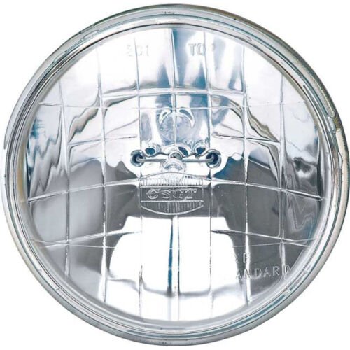 5-3/4" Halogen Crystal Clear Sealed Beam Glass Headlight Headlamp Bulbs Set Of 4