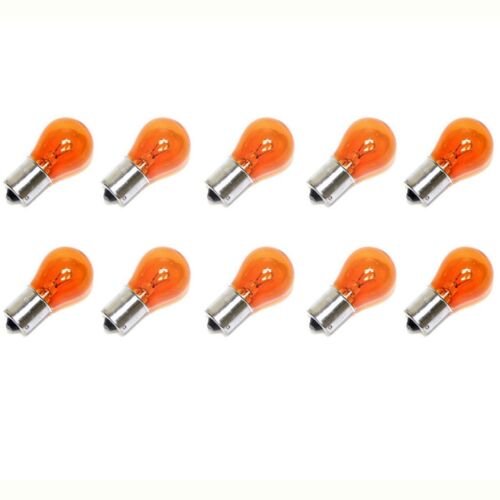 1156NA 12 Volt Amber Park Parking Back Up Tail Light Signal Lamps Bulbs Box 10