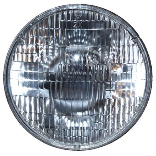 7" Sealed Beam Incandescent Glass Headlight Head Light Headlamp Bulbs Pair 12V