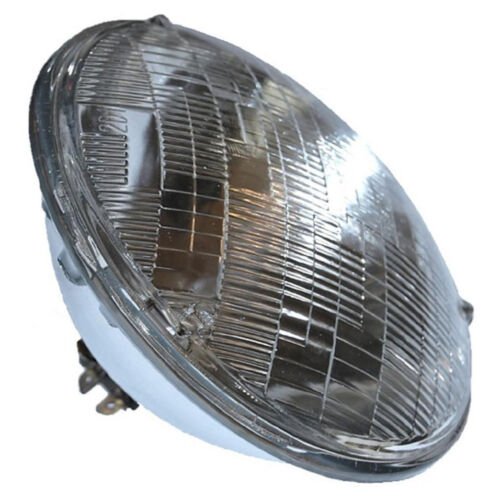 7" Halogen Sealed Beam Headlight Glass 12V Light Bulb 12V For: Harley Motorcycle