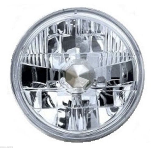 7" H4 Crystal Motorcycle Headlight Housing Headlamp Bucket Assembly Fits: Harley