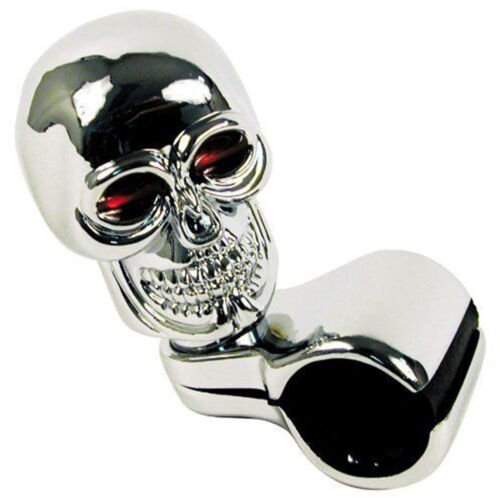 Chrome Skull Steering Wheel Spinner Suicide Brody Knob Hot Rat Rod Car/Truck/RV