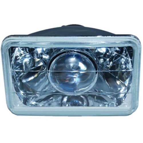 4X6" Halogen Projector H4 Headlight Headlamp Bulbs Diamond Crystal Clear Pair