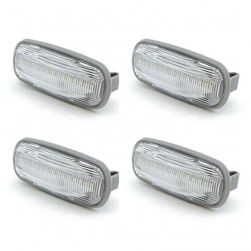 Clear Front Rear LED Side Marker Lenses Lights For 2003-2009 Dodge Ram 2500 3500