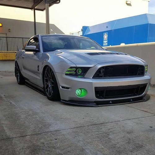 RGBW LED Multi-Color Changing Headlight Accent DRL Set for 2013-14 Ford Mustang