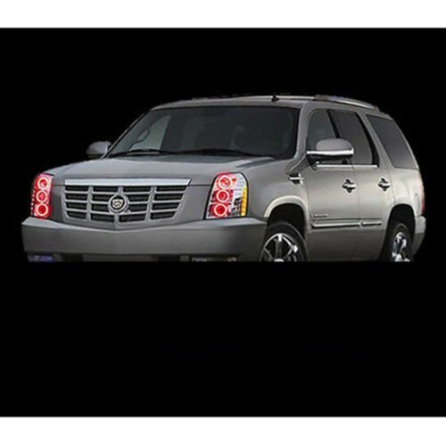 07-14 Cadillac Escalade Multi-Color Changing LED Headlight Halo Ring BLUETOOTH