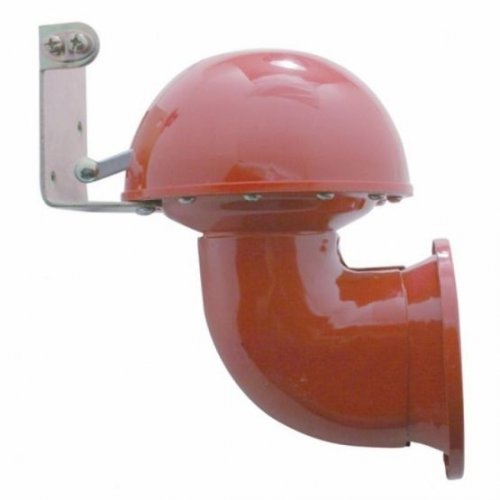 Electric Bull Horn with Control Lever - Red | Specialty Horns / Whistles