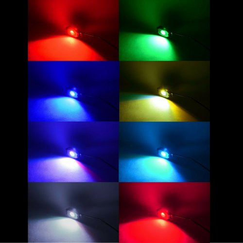 Truck Multi-Color Changing LED RGB SMD Rock Light Bluetooth Set of 4 Fits Jeep