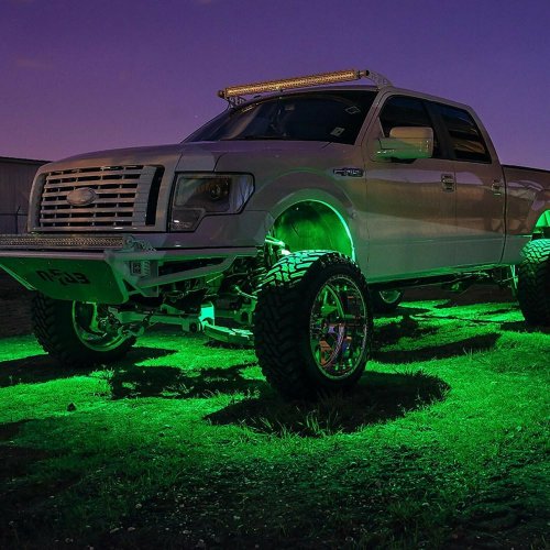 Truck Multi-Color Changing LED RGB SMD Rock Light Bluetooth Set of 4 Fits Jeep