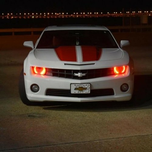 10-13 Chevy Camaro RS RGBW LED Multi-Color Headlight Accent DRL w/ Bluetooth Set
