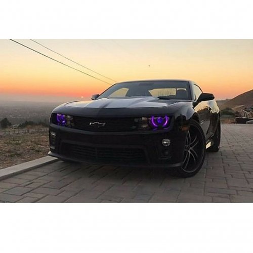 10-13 Chevy Camaro RS RGBW LED Multi-Color Headlight Accent DRL w/ Bluetooth Set