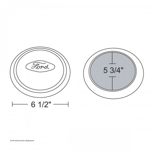 1932-33 Ford Stainless Hub Cap | Wheel Covers