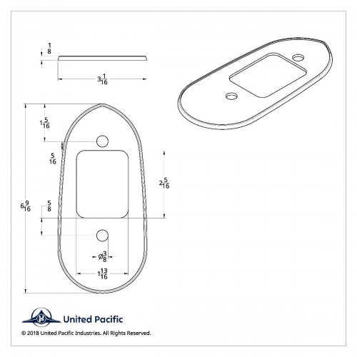 1949-50 Chevy Tail Light Mounting Pads | Gaskets / Mounting Pads