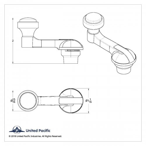 1942-48 Interior Vent Window Crank | Interior Door / Window Components