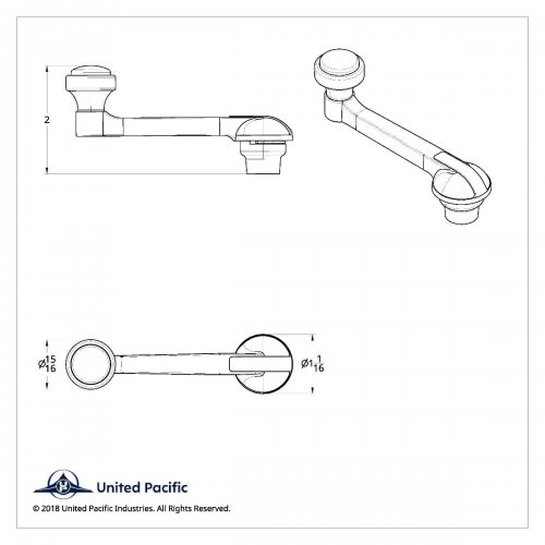 1942-48 Interior Window Crank | Interior Door / Window Components