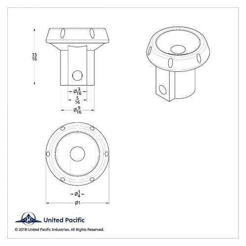 1964-66 Chevy Truck Wiper Switch Knob | Dash / Steering