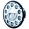 7" 11 High Power LEDs Crystal Headlight - Chrome | LED Lighting