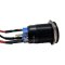 19mm Black 2 Position On/Off Switch Yellow Flush Mount 12V Race Sport Lighting